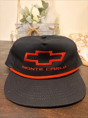 GM Chevrolet Earnhardt Logo Snapback Hat Black Official Licensed Adjustable Cap